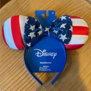 Disney Red, White, and Blue Minnie Mouse Headband